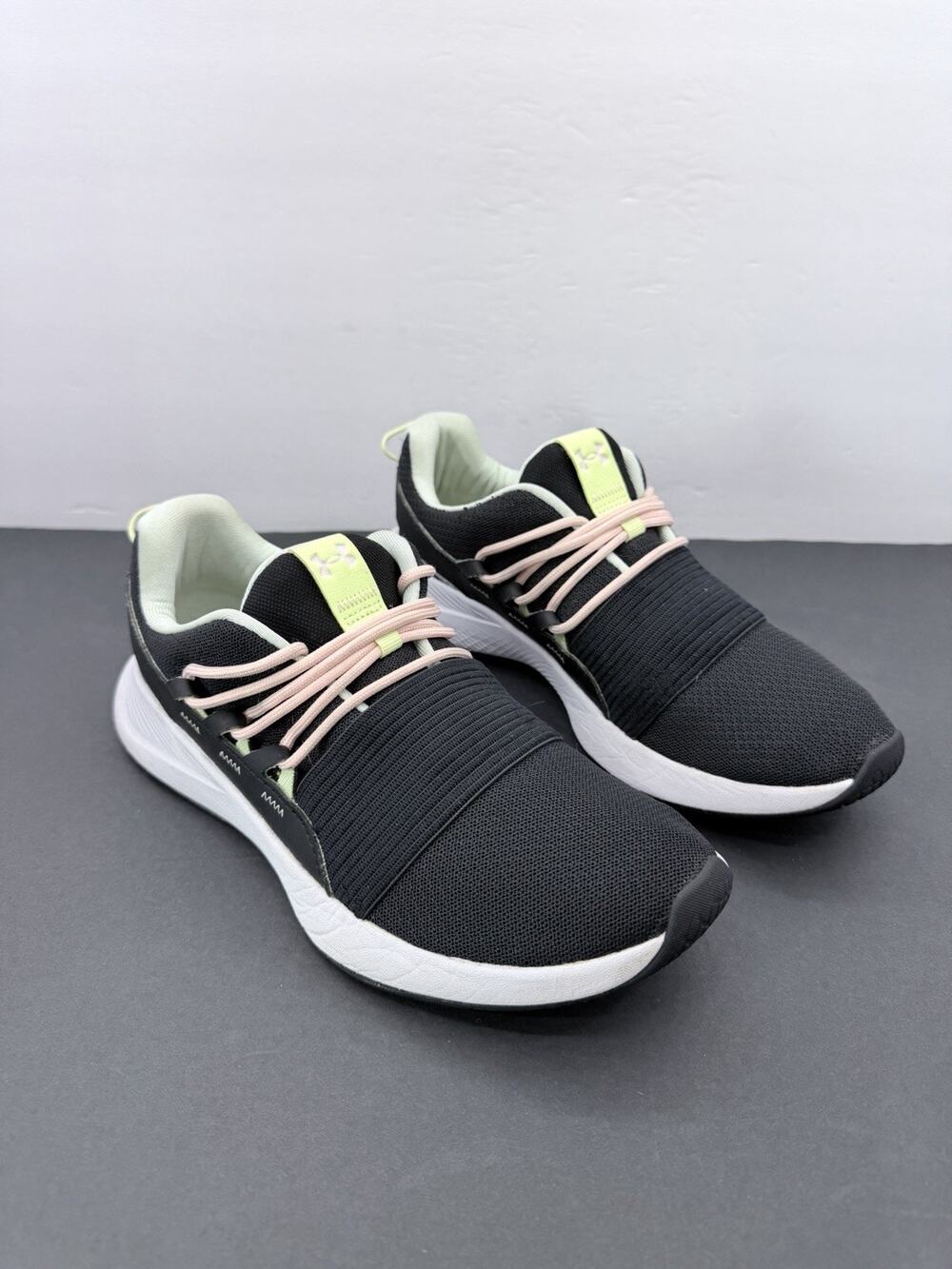 Under Armour Women's UA Charged Breathe Lace Athletic Shoes Size 7.5 Black